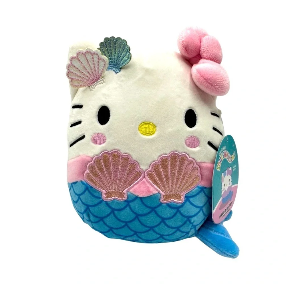 NWT Squishmallow Official Kellytoy Plush Hello‎ Kitty Mermaid